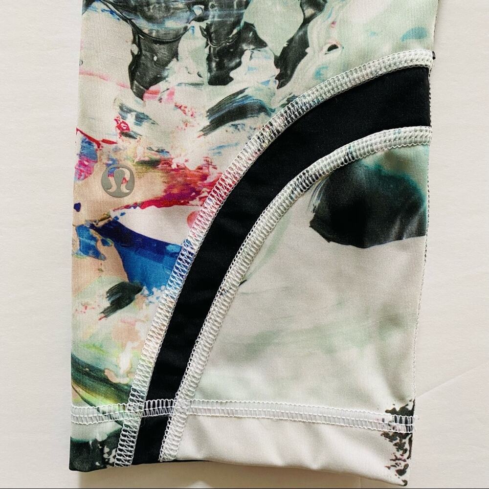 Lululemon | Run Inspire Crop II Pigment Wave Multi 6 GUC - Picture 7 of 11